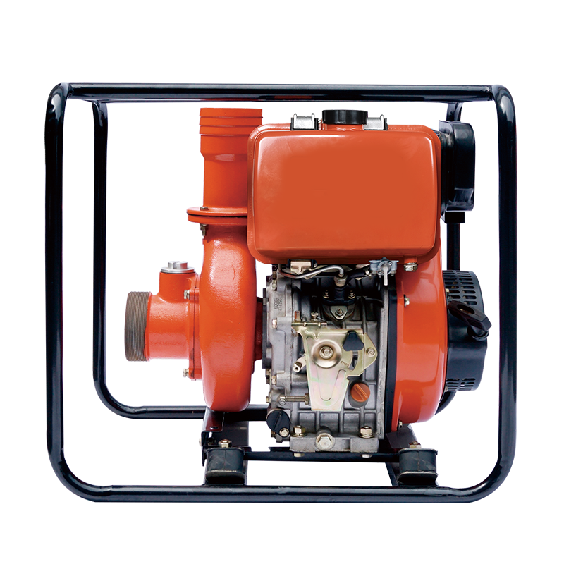 Agrarische irrigatie 3 inch hogedruk diesel ijzeren waterpomp;