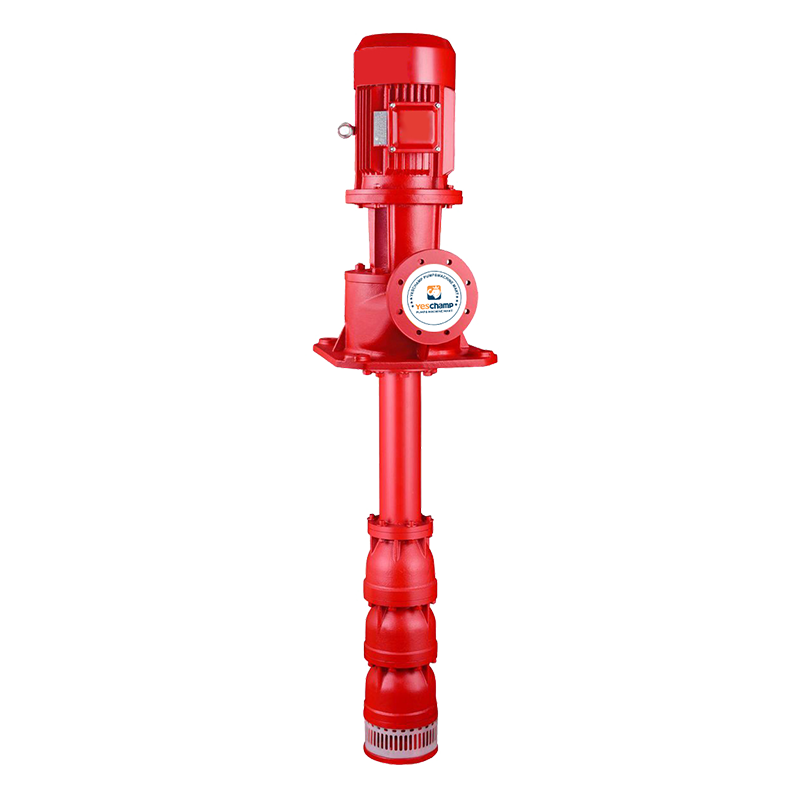 Verticale turbinebrandpomp Long Shaft Deep Well Fire Pump Axiale stroom Deep Well Jockey Pump